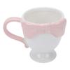 300ml Bow Coffee Mug Cute 3D Bow Tie Ceramic Coffee Mug High Temperature Resistance for Hot Cold Drinks