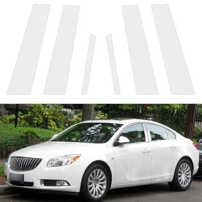 6 ks Stříbrné pro Opel Insignia A Vauxhall Insignia 2009-2016 2017 Sloupky karoserie Kryty lišt oken dveří Samolepky Příslušenství