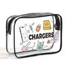 Spacious Interior Transparent Toiletry Bag Waterproof PVC Cosmetic Storage Organizer For Travel Essential