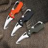 Portable Knife Outdoor Camping Folding Knife Express Package Knife Gift Keychain Serrated Hook Knife Carry-on Survival Tool Box