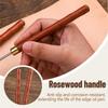 AEE4-2Pcs Leather Edge Dye Pens, Leather Edge Roller Pen Applicator, Leather Edge Printing Tools For Leather Craft DIY Work