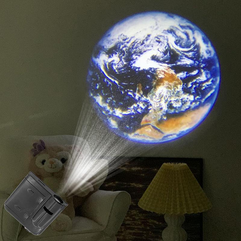 Christmas Projection Lamp Earth Sun Beach Galaxy Landscape Sunset Projector Novelty Atmosphere Light Christmas Photo Props