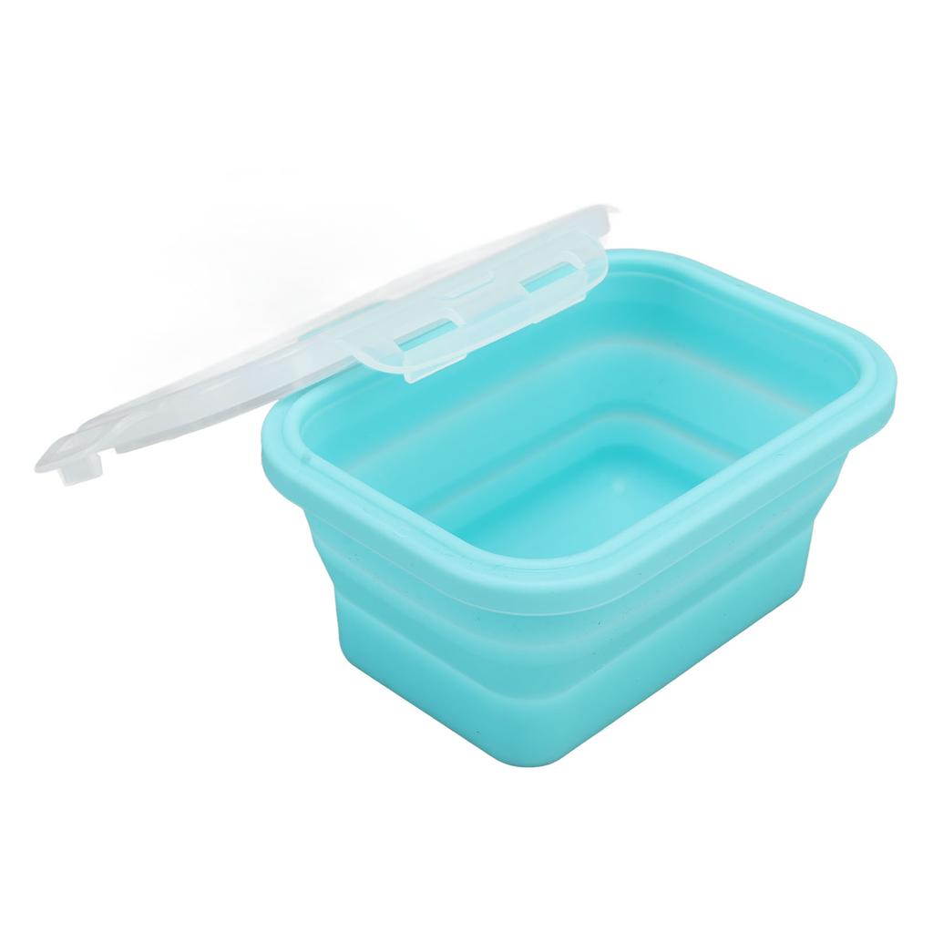 Collapsible Silicone Food Storage Container High Temperature Resistant Microwave Safe Lunch Box Environmental Friendly