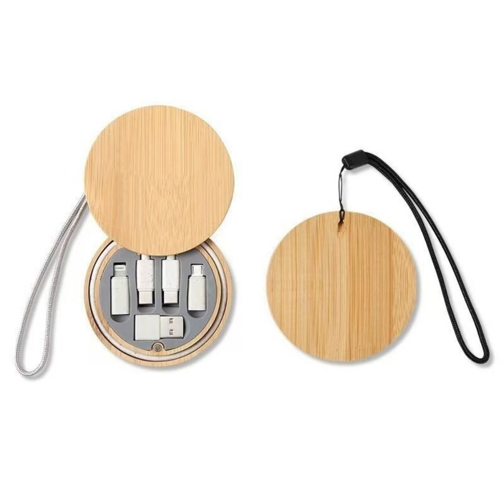 Travel Case Six-in-One Charging Cable 60W Power USB Adapter Kit Type-C Cable Multi Device Charging