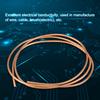 2m T2 Soft Copper Coil Tube Pipe ID 4mm OD 6mm Thickness 1mm for Refrigeration