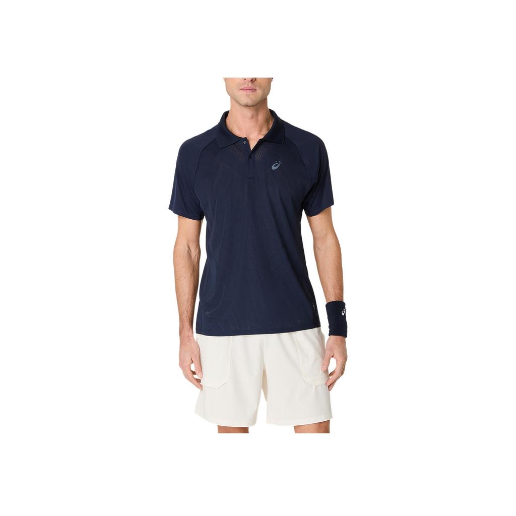 Asics Match Actibreeze Comfortable Versatile Trendy Fashion Short Sleeve Polo Shirt Men tops 2041A365-400