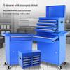 Multi-Function Heavy-Duty Tool Cart with Drawer-Type Repair Box and Mobile Trolley