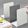 2pcs Ins Simple Metal Book Stand Desktop Non-slip Bookend Student Book Organizer Bookends Large Thickened Books Storage Rack