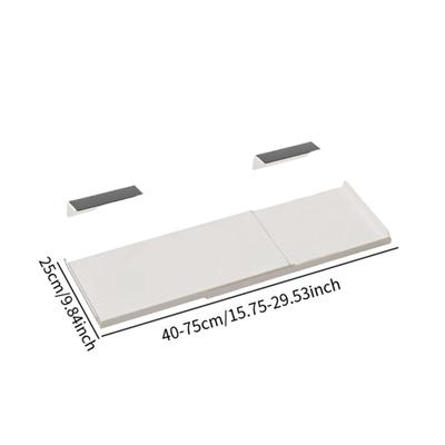 Opening Sill Plant Shelf Countertop Extension for Bathroom 25cmx40cm To 75cm