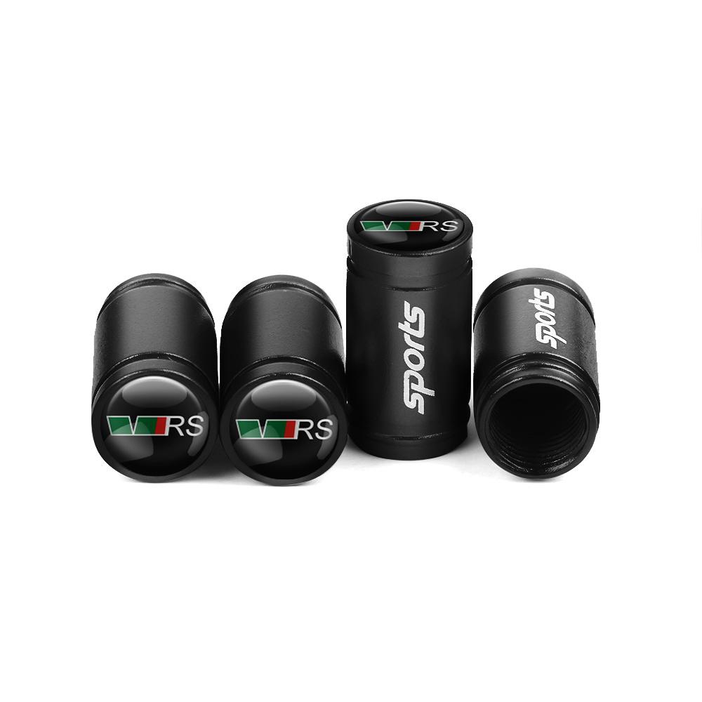 uwhxm4 Tire Valve Caps Decorative Tyre Wheel Stem Air Valve Cover for Skoda Octavia Rapid Fabia Superb Kodiaq Scala Karop Kamiq Citigo