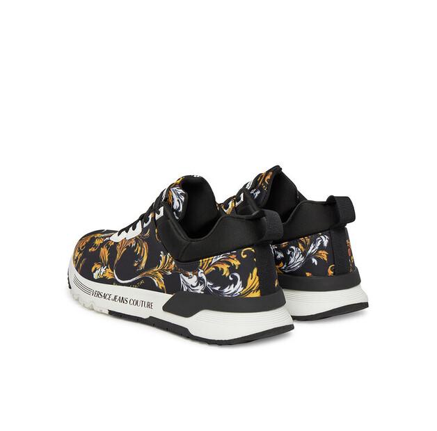 Мужские кроссовки Versace Jeans Couture 78ya3sa1 чёрные