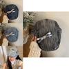 Original Design Diy Butterfly Knot Beret Hat For Women In Cool Y2k Vintage Denim Style
