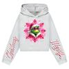 Kids' Casual Fashion Christmas Printed Long Sleeve Hooded Sweatshirt (No Drawstring)