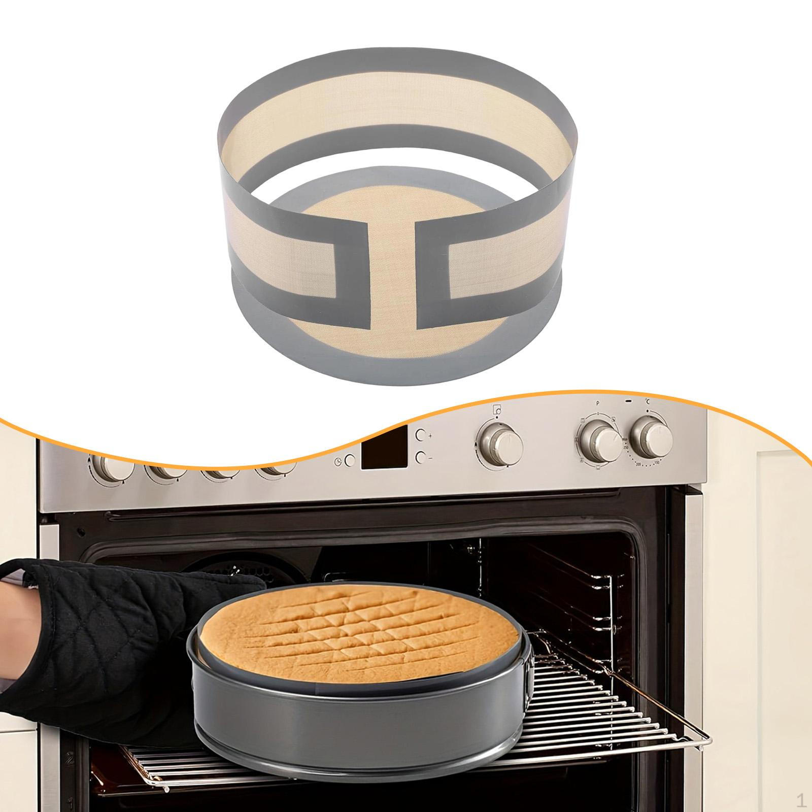 

Silicone Baking Mat Liners Heat Resistant Prevent Cake from Sticking to Side Pan Protector 2Pcs