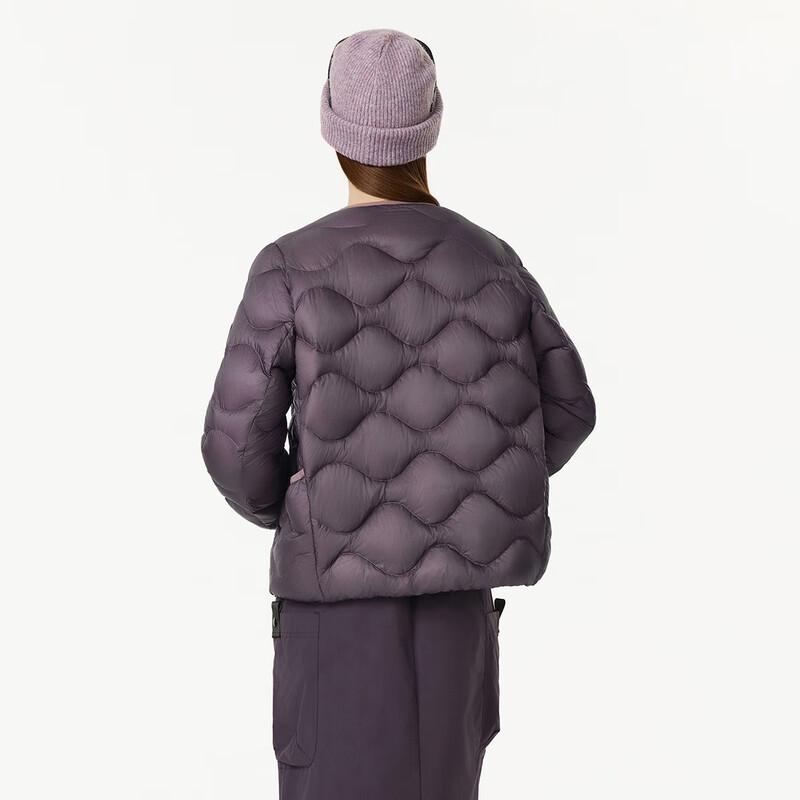 Tanboer Women's Collarless Lightweight Short Down Jacket TB5330270D