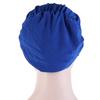 Women Small Solid Color Soft Knotted Night Sleep Beanie Bonnet Chemo Hat Cover