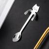 Stainless Steel Coffee Spoon Lovely Cute Cat Shape Teaspoon Dessert Snack Scoop Ice Cream Mini Spoons