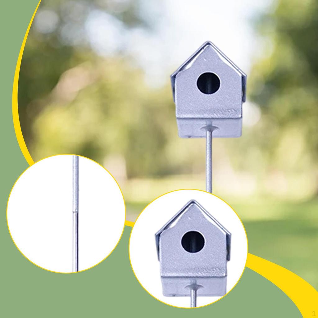 Miniature Bird House Ornament Nest Model Decorative Small Plant Pot Decor DIY Scene Micro