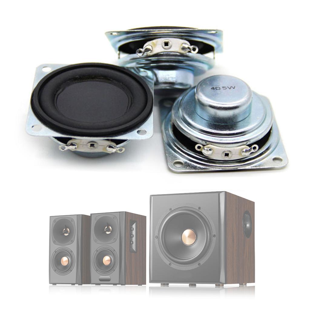 Audio 2 stücke 45mm 4 Ohm 5W Vollständige Palette Lautsprecher Gummi Seite NdFeB Magnetische Mini Tragbare Lautsprecher Sound heimkino