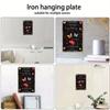 1PC 8x12 Butterfly Metal Wall Art Sign Durable Home Decor Gift