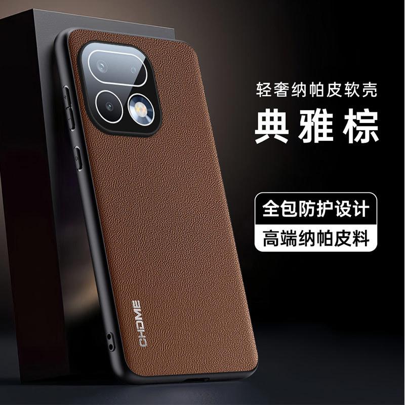Applicabile a OPPO Realme16Pro custodia per cellulare con supporto a motivo in pelle Napa, custodia protettiva anti-caduta per real me 16Pro +.