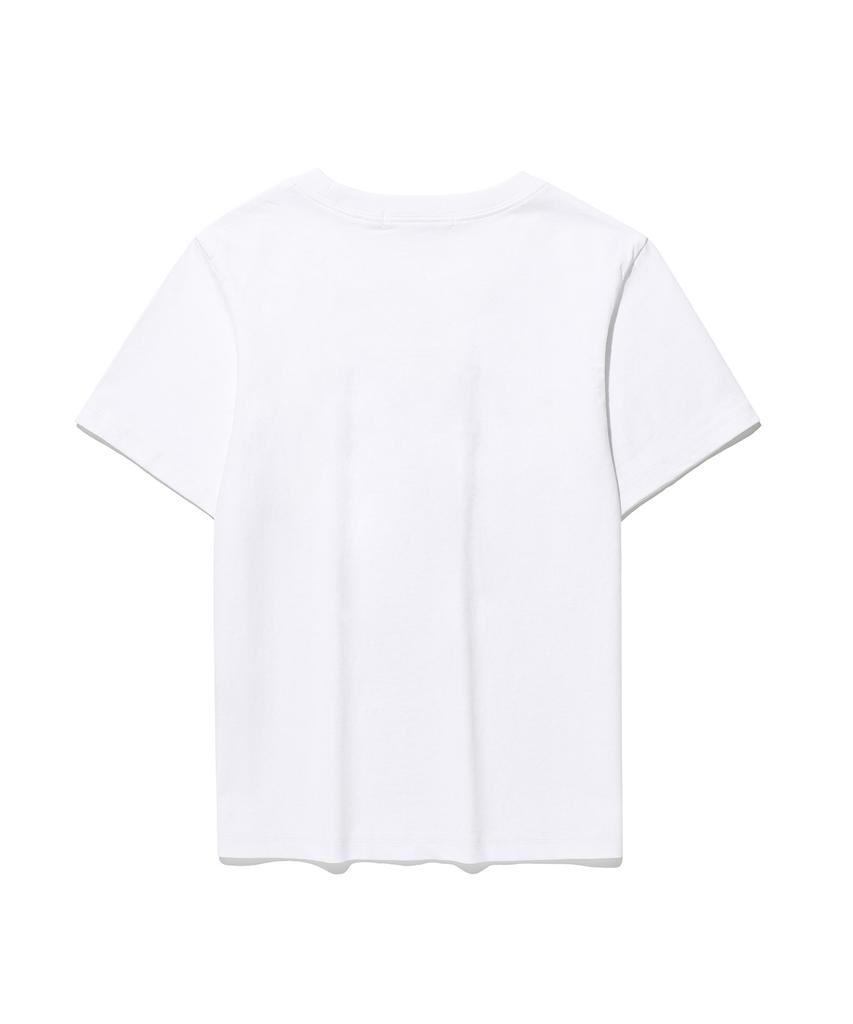 Kimseupeulesikoteunmakes Goofy Little Bear T-Shirt White