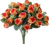 Eucalyptus & Small Roses Wedding Bouquet - Artificial Home Decoration
