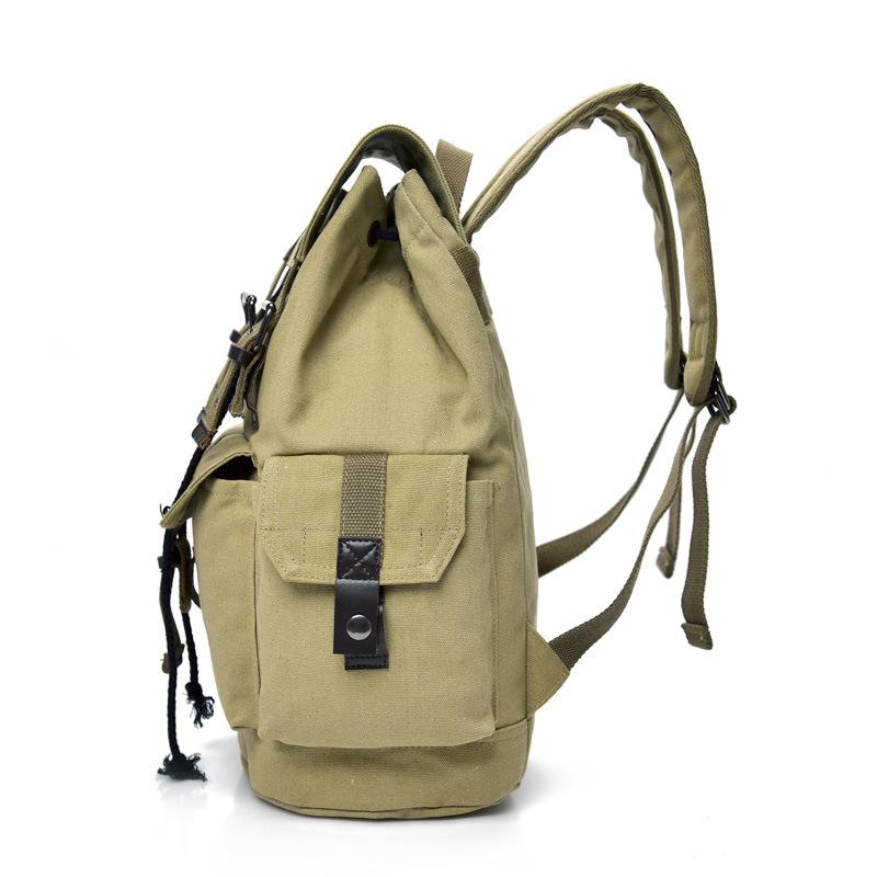 Vintage Unisex Canvas Backpack - Trendy, Large-Capacity Casual Rucksack for Travel or School