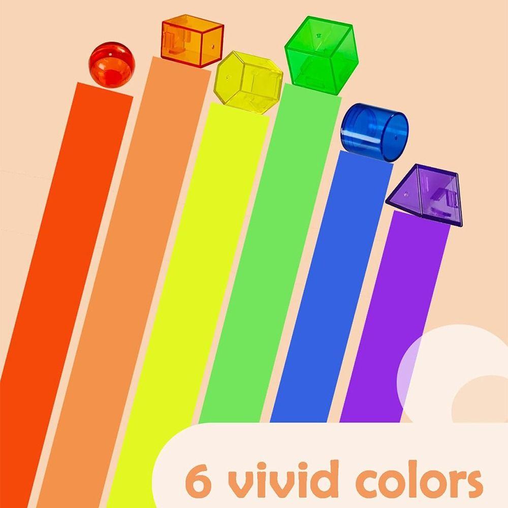 Translucent Kid Montessori Toy Creative Sensory Learning Toy Montessori Table Toys  Home Playroom
