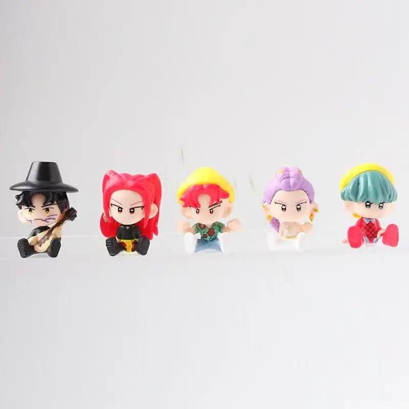 10pcs/Set Kpop Demon Hunters Action Figure Toy Derpys Tiger Rumi Mira Zoey Sussy Figurine Doll Model For Fans Gift