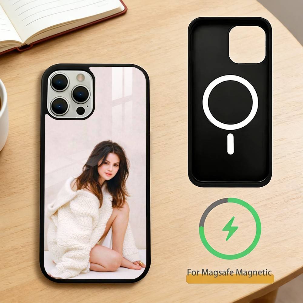 Singer S-Selena G-Gomez Phone Case For iPhone 17,16,15,14,13,Pro,Max,Plus,Magnetic For Magsafe Wireless Charging iPhone15PROMAX