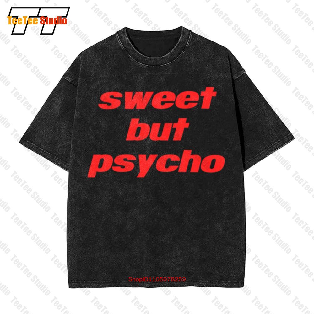Sweet But Psycho Vintage Oversized TShirt V S