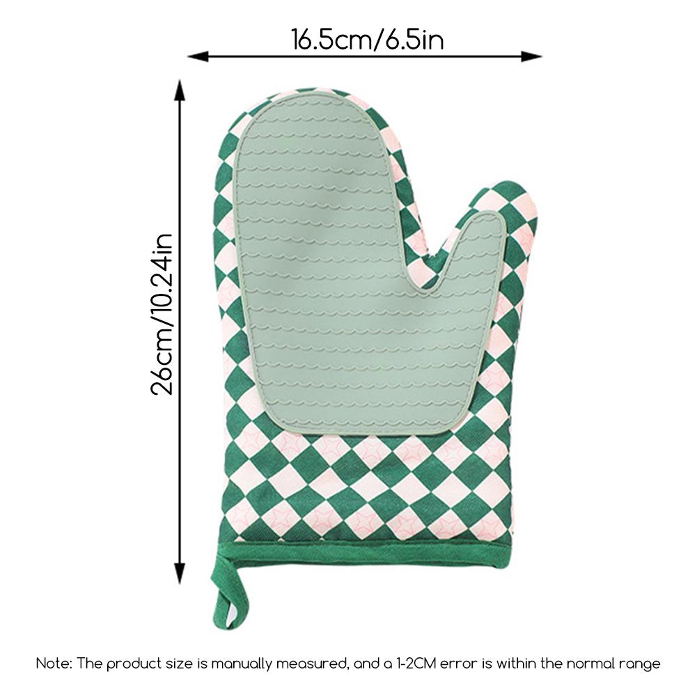 Silicone Oven Mitts Heat Resistant For Baking Comfortable Waterproof Oven Mitts For Outdoor Grilling
