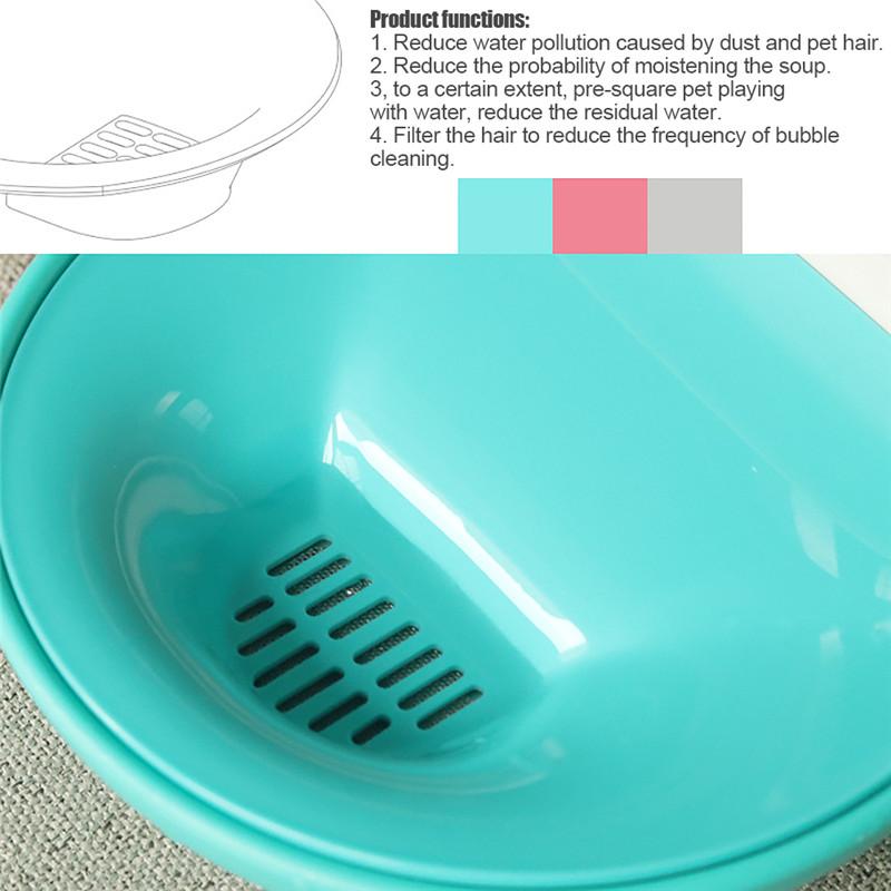 Classic 2.8L Fountain Bubble Automatic Cat Water Feeder Drinking Bowl For Pets Water Dispenser Large Cat Drinker No Electricity