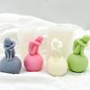 3D Abstraktes Denkporträt Kerze Silikonform DIY Nordische Kunst Abstraktes Menschlicher Körper Gipsform Epoxidharz Handwerk Heimdekor