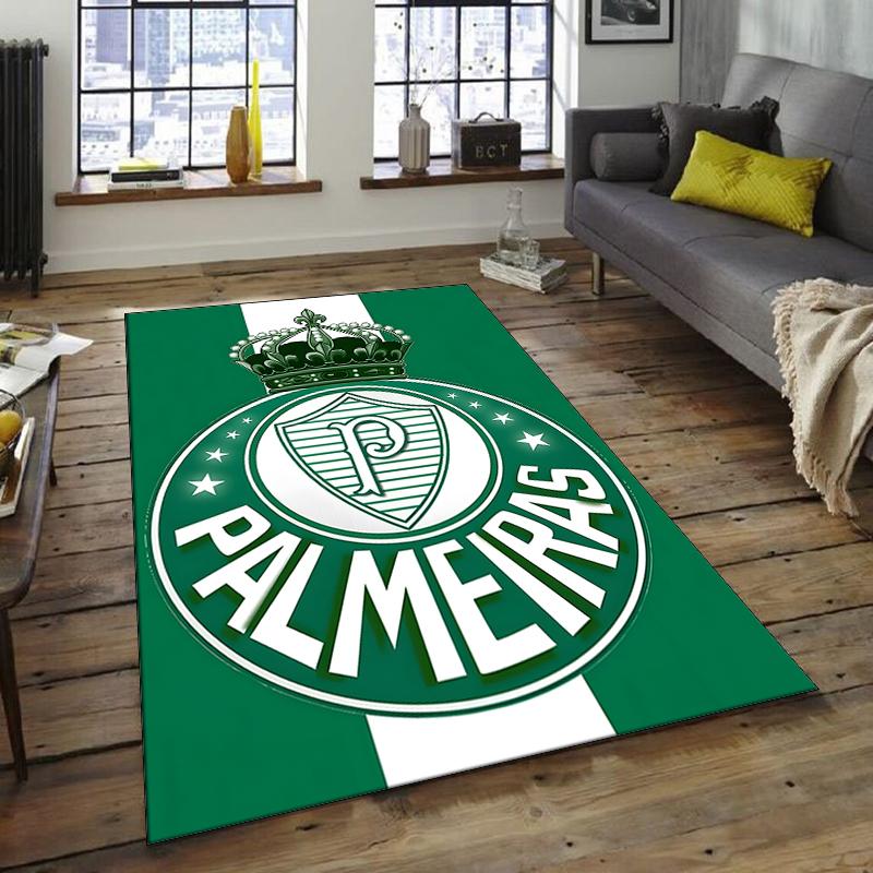 1pc Football Team Design Area Rug - Non-Slip, Soft & Cozy Floor Mat for Living Room, Bedroom, Office - Indoor/Outdoor Decorative Carpet