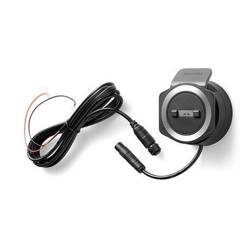 TOMTOM - Accessoire Pour RIDER SERIE 40/400 - Support Alimenté (sans Fixation) + Câble Pour Moto