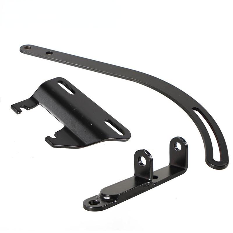 High Quality Alternator Bracket for Small Block Chevy SWP SBC 283 305 327 350 Short Water Pump Drivers Side Black