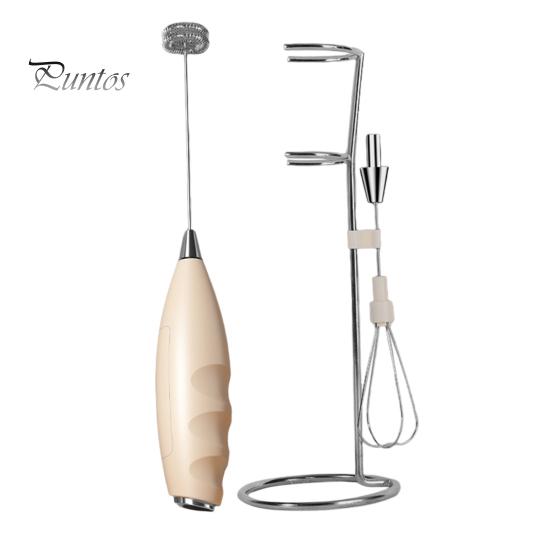 

Вспениватель молока Электрический миксер Блендер из нержавеющей стали 2-в-1 Перезаряжаемый взбиватель для яиц Пенообразователь для кофе Латте Капучино Горячий шоколад Матча легкие хаки