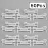 50Pcs/set White Roof Molding Clip Fastener Retainer 7403A143 Fit for Mitsubishi Lancer Outlander Sport 2011-2017 Plastic