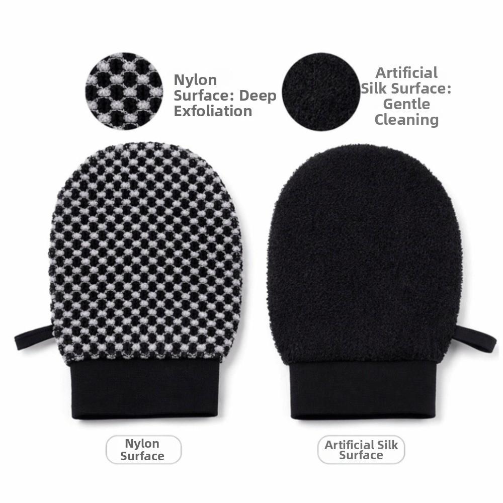 Massage Texture Dead Skin Scrub Gloves Deep Cleaning Body Exfoliating Mitt  Bathing