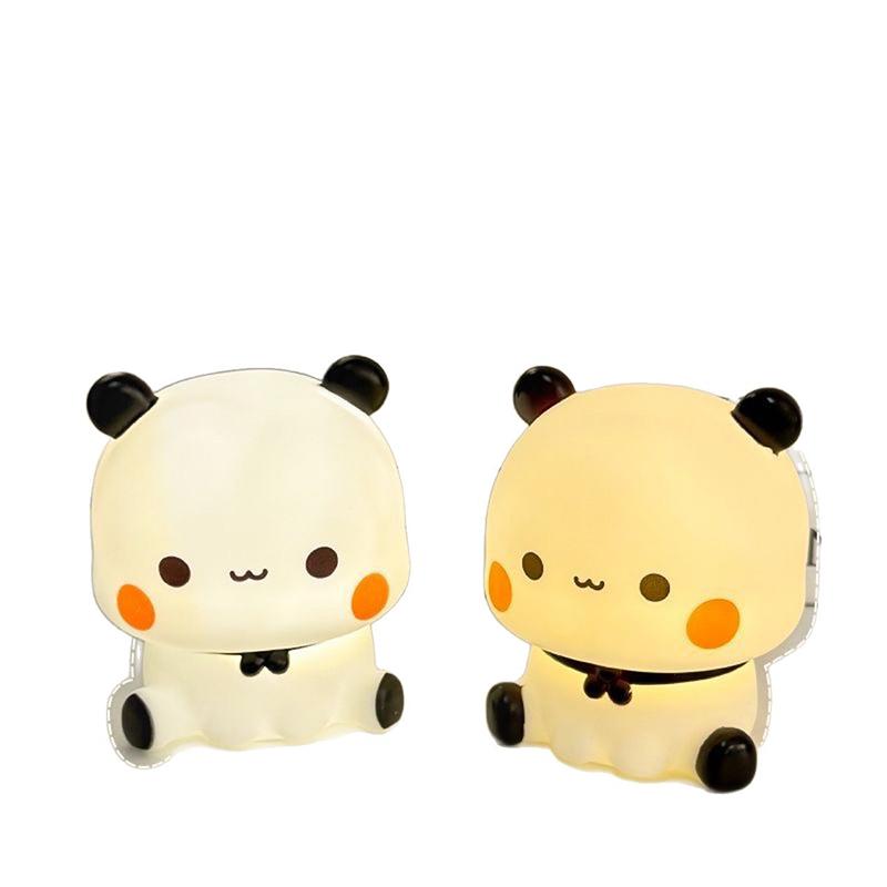 Panda Led Bubu And Dudu Night Light Cute Night Light Lamp Bedroom Timing Lamp Decor Itemation Bedroom Living Room Decor Itemative
