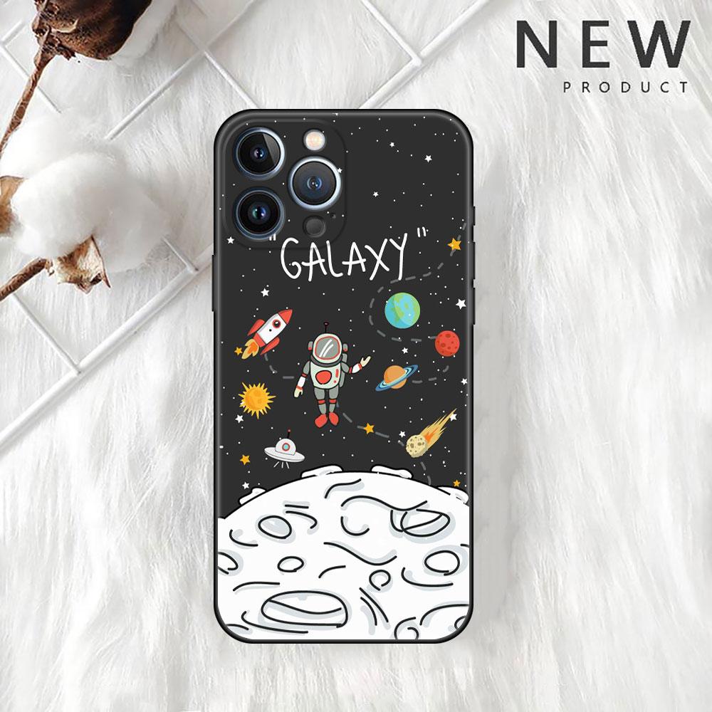 Space Star Galaxy Case For Apple iPhone 14 Pro Max 13 11 12 Mini SE 7 8 Plus X XS 6 6S Silicone Shell Phone Cover Soft TPU Funda