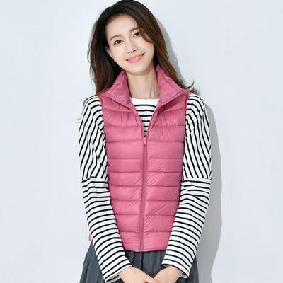 Outono e Inverno Casual Espessamento Casal Sem Mangas Cor Sólida Slim Down Colete de Algodão Confortável Alta Qualidade Bonito Roupas Mais Marcantes