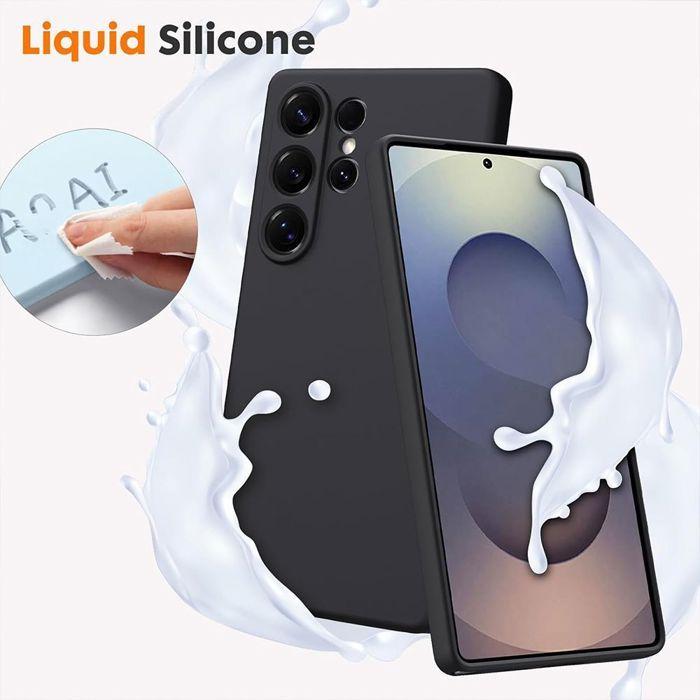 Coque Silicone - BOOLING - pour Samsung Galaxy S26 Ultra - Antichoc Anti-Rayures - 2 Vitres - Noir