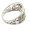 Silver Ring 'Sissi' White Silver (rhodium) - 10 Mm
