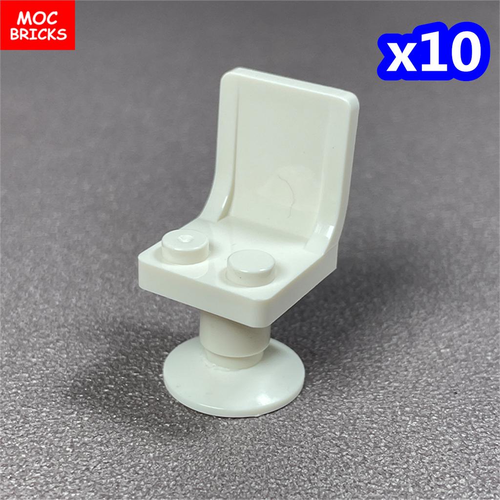 Non-Toxic Moc Bricks Window Fence Arch White Winter Snow Horse Figure City Architectural Church Accessories Children Christmas Toys