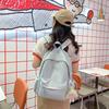 Stylish High-capacity Nylon Backpack For Casual Travel Neutral Design Waterproof