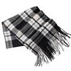 Skin-Friendly Plaid Scarf