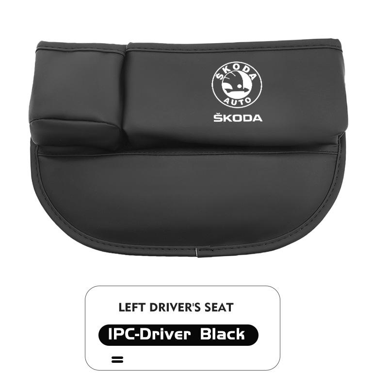 AAABT1 Car Front Seat Crevice Storage Box Pocket Cup Key Phone Holder Accessories For Skoda Octavia Superb RAPID FABIA KAMIQ KAROQ